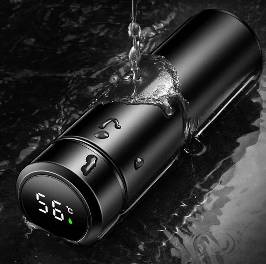 Personalized Smart Temperature Water Bottle (with Custom Name)