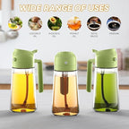 2-in-1 Oil Sprayer & Dispenser Bottle