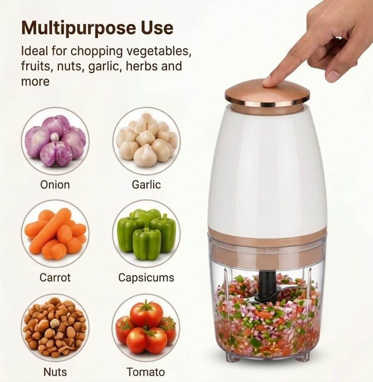 Electric Multipurpose Food Chopper