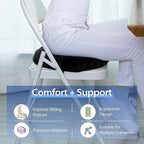 DEBIK Premium Memory Foam Donut Seat Cushion