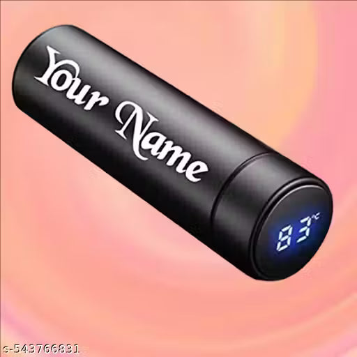 Personalized Smart Temperature Water Bottle (with Custom Name)